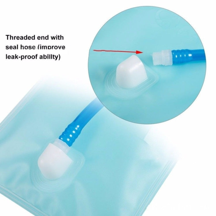 Túi nước uống ngoài trời 2L bảo vệ môi trường, túi nước thể thao gấp gọn, in 2L, công tắc 2L