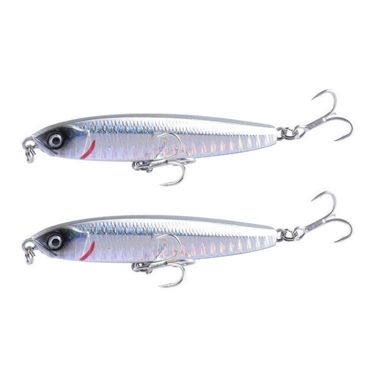 2 cái mồi giả chìm bút chì đúc dài CH79, thông số:, 8cm 10g, 8cm 14g, 10.4cm 18g