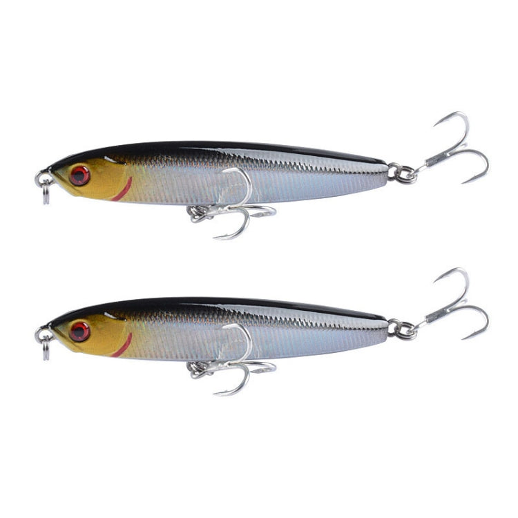 2 cái mồi giả chìm bút chì đúc dài CH79, thông số:, 8cm 10g, 8cm 14g, 10.4cm 18g