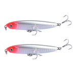 2 cái mồi giả chìm bút chì đúc dài CH79, thông số:, 8cm 10g, 8cm 14g, 10.4cm 18g