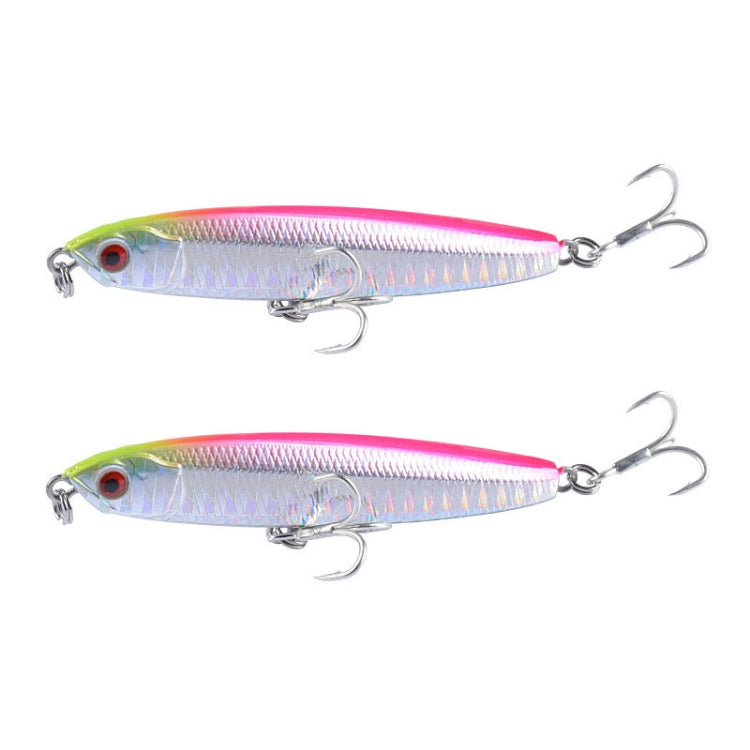 2 cái mồi giả chìm bút chì đúc dài CH79, thông số:, 8cm 10g, 8cm 14g, 10.4cm 18g