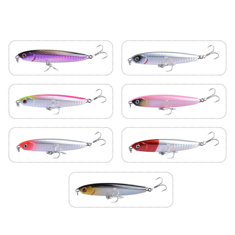 2 cái mồi giả chìm bút chì đúc dài CH79, thông số:, 8cm 10g, 8cm 14g, 10.4cm 18g