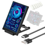 Màn hình máy tính 3.5 inch IPS xem tất cả USB Chassis màn hình phụ, Bộ 1 (Đen), Bộ 1 (Trắng), Bộ 2 (Đen), Bộ 2 (Trắng), Bộ 3 (Đen), Bộ 3 (Trắng)