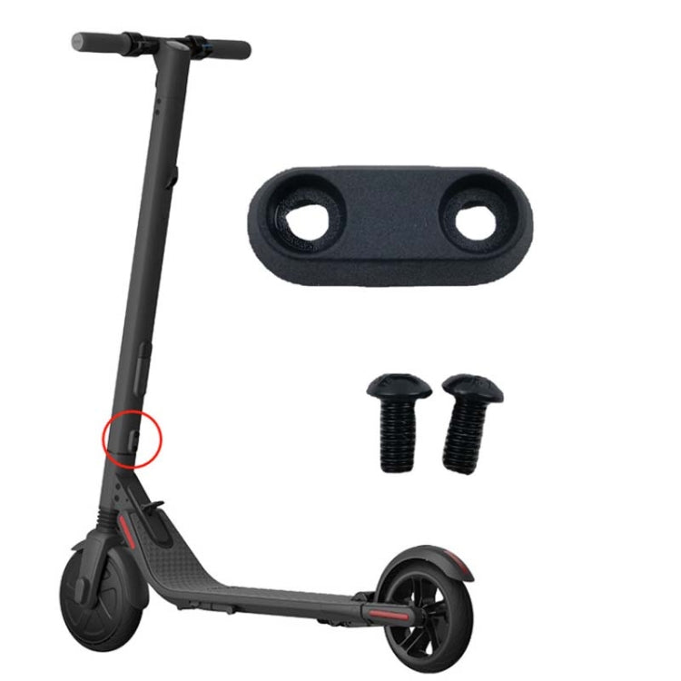 Khối cố định ống đứng phuộc trước xe điện Ninebot ES1/ES2/ES4 M6, khối cố định màu đen