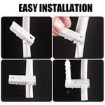 5M Curtain Track Curved Rail Hook Pulley Mounting Code Screw Expansion Plug, 5m