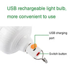 Đèn bóng LED sạc USB AB26 cho quầy chợ đêm, đèn treo cắm trại ngoài trời, công suất:, 30W (trắng), 60W (trắng), 80W (trắng), 100W (trắng), 200W (trắng), 300W (trắng), 80W (cam), 100W (cam), 200W (cam), 300W (cam)