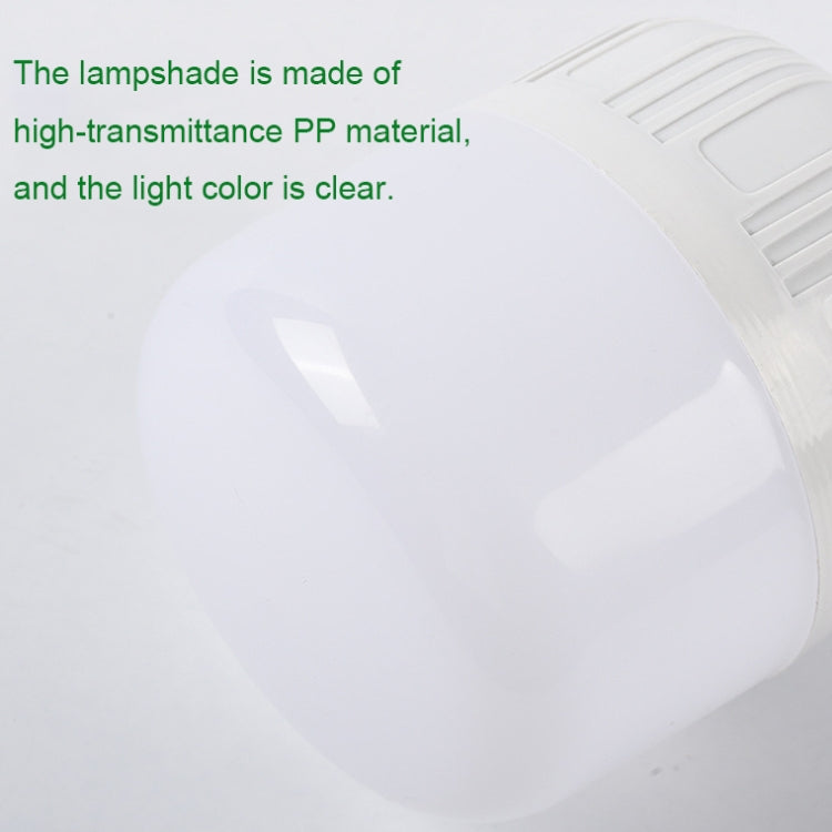 Đèn bóng LED sạc USB AB26 cho quầy chợ đêm, đèn treo cắm trại ngoài trời, công suất:, 30W (trắng), 60W (trắng), 80W (trắng), 100W (trắng), 200W (trắng), 300W (trắng), 80W (cam), 100W (cam), 200W (cam), 300W (cam)