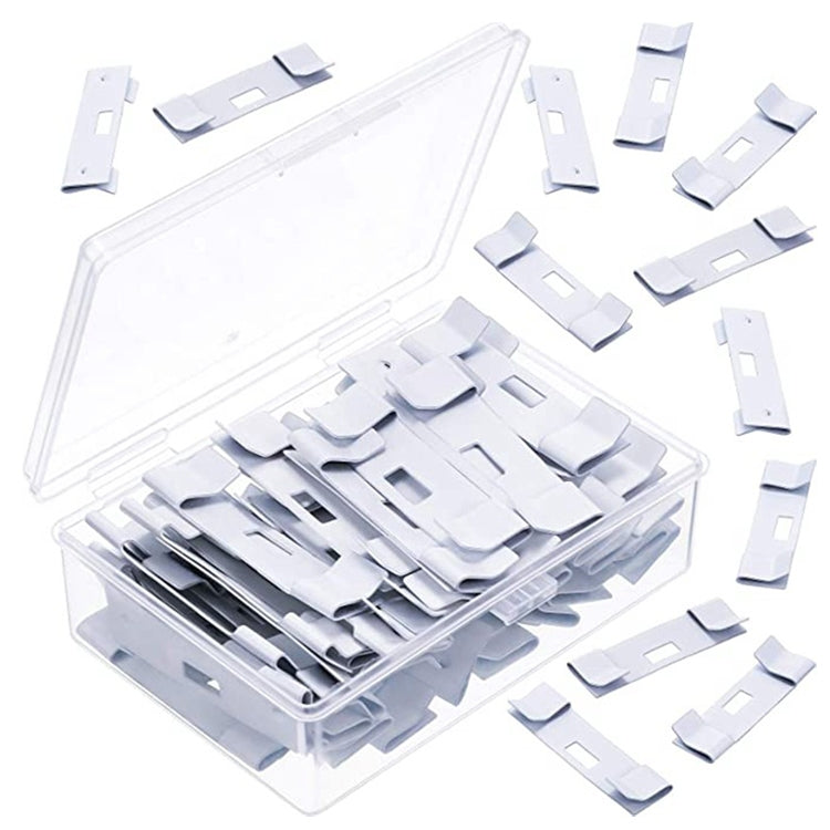 12 cái / bộ kẹp rèm sáo kim loại, phụ kiện treo rèm, 12 cái / bộ