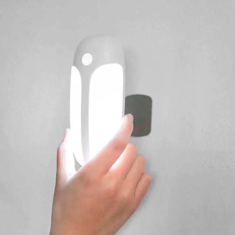 Đèn LED cảm biến cơ thể thông minh đom đóm sạc USB, ánh sáng trắng