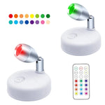 Đèn chiếu điểm không dây RGB điều khiển từ xa tủ, C1556 một đầu 2 đèn, C1648 một đầu 2 đèn, C2755 hai đầu 2 đèn, C2765 hai đầu 2 đèn