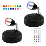 Đèn chiếu điểm không dây RGB điều khiển từ xa tủ, C1556 một đầu 2 đèn, C1648 một đầu 2 đèn, C2755 hai đầu 2 đèn, C2765 hai đầu 2 đèn
