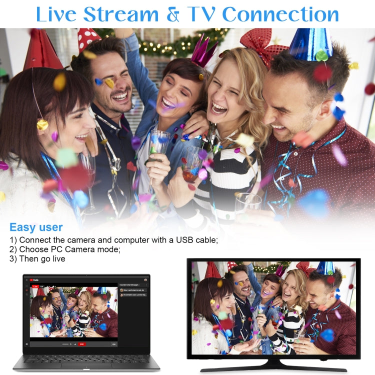 Máy quay video kỹ thuật số 4K Zoom 5600PX màu đen, kèm đèn chiếu sáng + ống kính góc rộng, kèm chụp + micro + ống kính góc rộng, kèm bộ ổn định