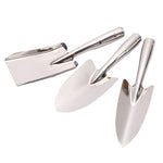 Bộ xẻng làm vườn inox gia đình, 3 chiếc/bộ