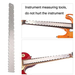 Thước đo cần đàn bass bằng thép không gỉ GNR3, Kiểu:, Răng đôi+Thước cân bằng+Thước đo độ cao dây