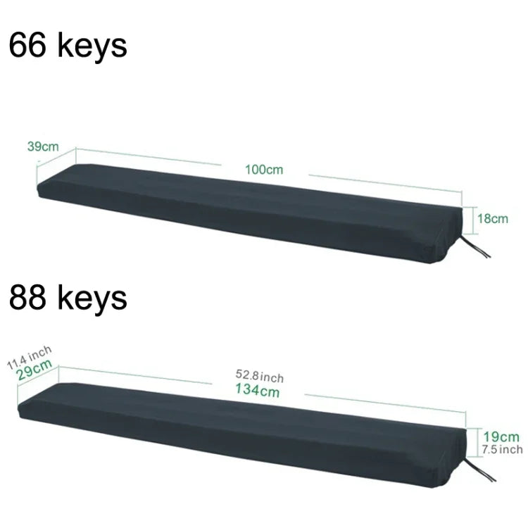 Với dây kéo chống bụi chống nước có thể điều chỉnh cho nắp đàn piano điện, kiểu:, 61 phím, 88 phím