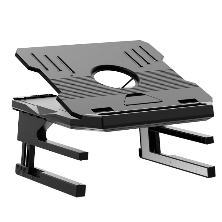Giá đỡ laptop nâng gập hai lớp bằng nhôm tăng chiều cao máy tính