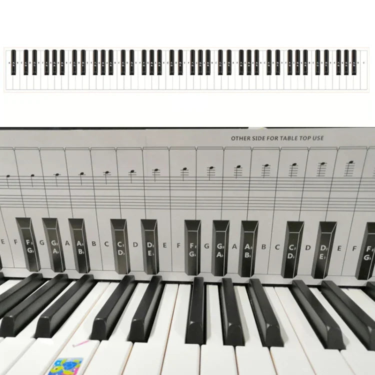 Bảng so sánh tập ngón phím đàn piano 88 phím, màu trắng
