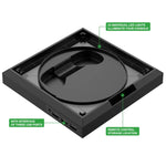 Đế quạt làm mát sạc cho Xbox Series X S với đèn RGB nhiều màu, Đèn RGB nhiều màu