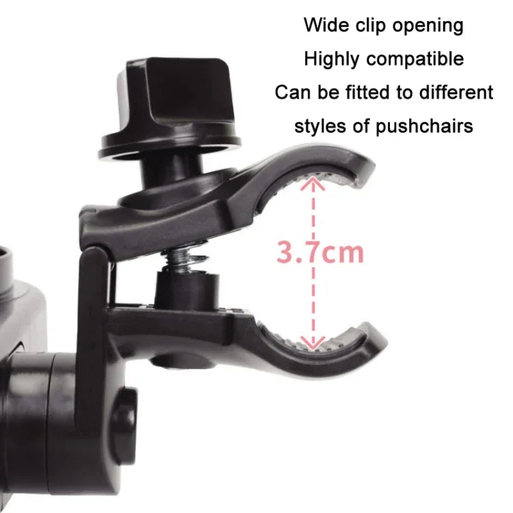 Stroller Double Cup Holder Pushchair Bottle Snack Box Shelf, J4100