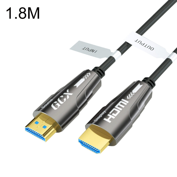 Cáp quang HDMI 2.0 đực sang HDMI 2.0 đực 4K HD chủ động, Chiều dài cáp:, 1.8m (Xám), 3m (Xám), 5m (Xám), 8m (Xám), 10m (Xám), 15m (Xám), 20m (Xám), 25m (Xám), 30m (Xám), 35m (Xám), 40m (Xám), 45m (Xám), 50m (Xám), 60m (Xám), 70m (Xám), 80m (Xám)
