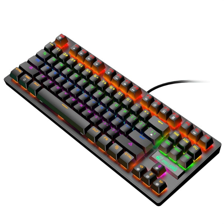 Bàn Phím Cơ Có Dây Laptop Văn Phòng ZIYOULANG K2 87 Phím Có Đèn LED, Dài Dây: 1.5m, K2 Đen, K2 Trắng, K2 Hồng, K2 Xanh Dương