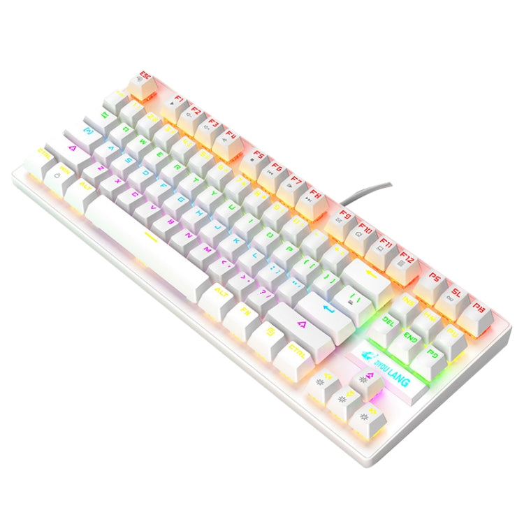 Bàn Phím Cơ Có Dây Laptop Văn Phòng ZIYOULANG K2 87 Phím Có Đèn LED, Dài Dây: 1.5m, K2 Đen, K2 Trắng, K2 Hồng, K2 Xanh Dương