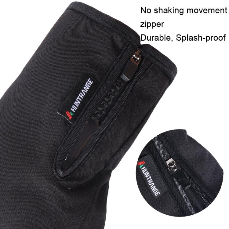 Găng tay thể thao ngoài trời chống nước HUNTRANGE A023, cảm ứng màn hình nhung, size M, L, XL