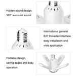LY-002 24W Mini Bluetooth RGB Light Effect Foldable Music Light, Magic Light, Starry Light