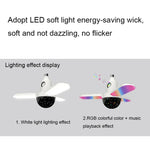 ZSCPH-001 Đèn không gian âm nhạc ba lá RGB Bluetooth đa chức năng 40W nhiều màu, kích thước:, L (Sao), S (Sao), L (Quả cầu ma thuật), S (Quả cầu ma thuật)