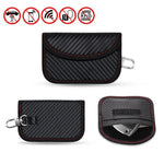 Hộp đựng thẻ RFID sợi carbon Chống bức xạ Túi chắn tín hiệu chìa khóa xe, 10.5 x 6.5cm, 11.5 x 7.5cm