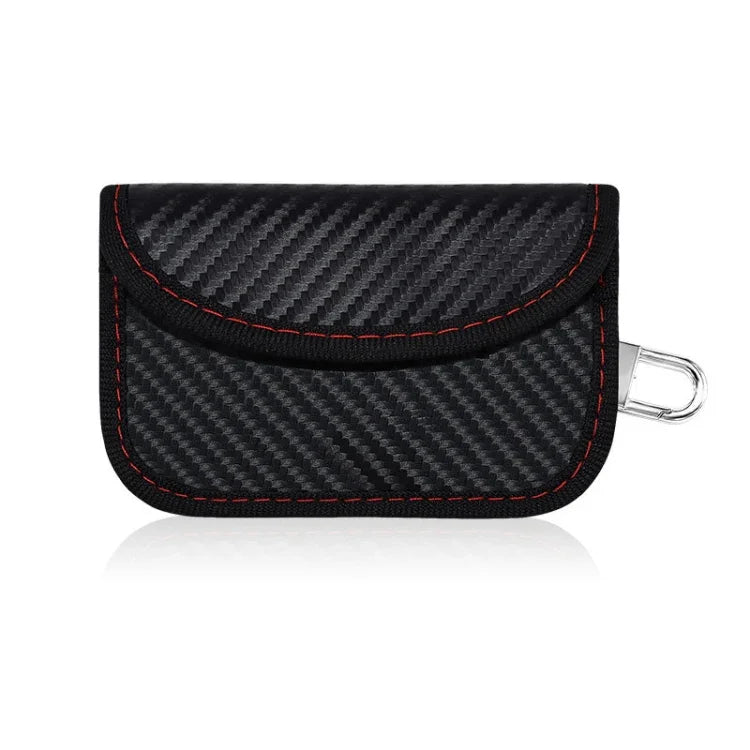 Hộp đựng thẻ RFID sợi carbon Chống bức xạ Túi chắn tín hiệu chìa khóa xe, 10.5 x 6.5cm, 11.5 x 7.5cm