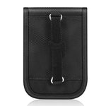 Túi chắn tín hiệu chìa khóa xe khóa đôi Hộp đựng thẻ RFID chống từ, Khóa đôi