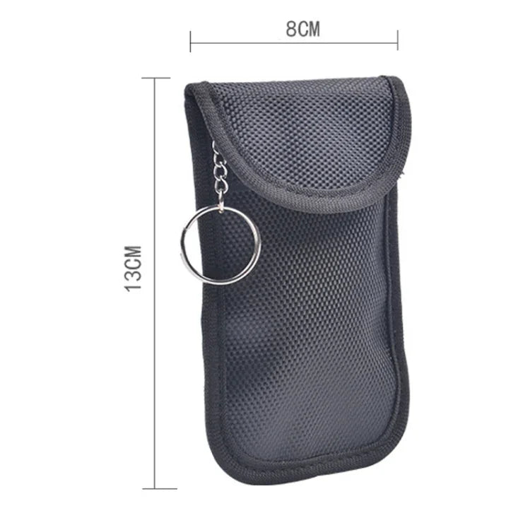 Túi chắn tín hiệu chìa khóa xe khóa đôi Hộp đựng thẻ RFID chống từ, Khóa đôi