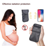 Túi chắn tín hiệu chìa khóa xe khóa đôi Hộp đựng thẻ RFID chống từ, Khóa đôi