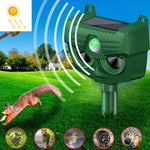 Máy đuổi chó ngoài trời năng lượng mặt trời RC-543, máy đuổi động vật chim siêu âm hồng ngoại, RC-543
