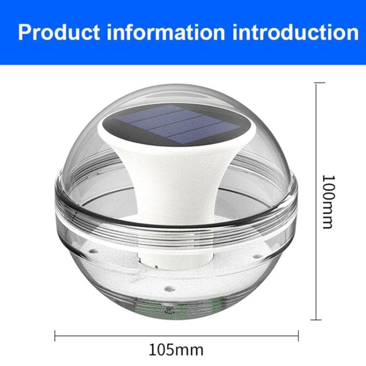 Đèn nổi trên nước năng lượng mặt trời cho sân hiên, hồ bơi, đèn trang trí cảnh quan nổi, ba chế độ ánh sáng