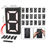 Đèn biển số năng lượng mặt trời DIY N766B, đèn tường ngoài trời chống nước, N766B (mẫu đèn nhiều màu), N766B (ánh sáng trắng/ánh sáng ấm)