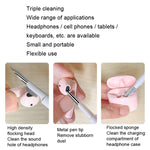 Bút vệ sinh tai nghe Bluetooth phù hợp cho thiết bị vệ sinh tai nghe điện thoại máy tính, hộp Q1