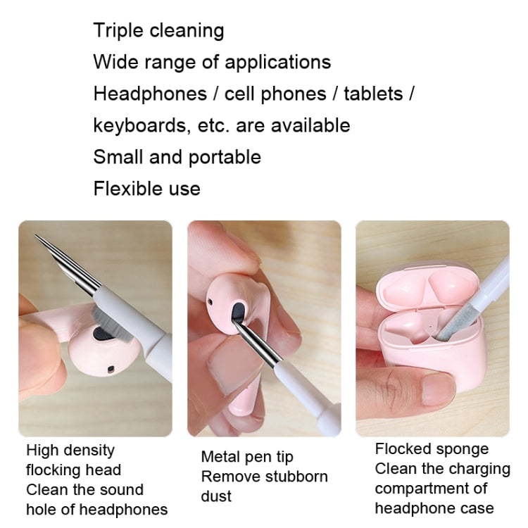 Bút vệ sinh tai nghe Bluetooth phù hợp cho thiết bị vệ sinh tai nghe điện thoại máy tính, hộp Q1