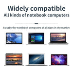 N8 Giá đỡ tản nhiệt laptop hợp kim nhôm nâng gập hai lớp, N8 (Bạc), N8 (Xám), N8 (Bạc oxi hóa)