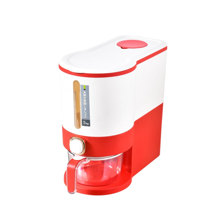 Thùng đựng gạo chống ẩm, chống côn trùng, kín nắp nhấn một nút, dung tích 5 kg