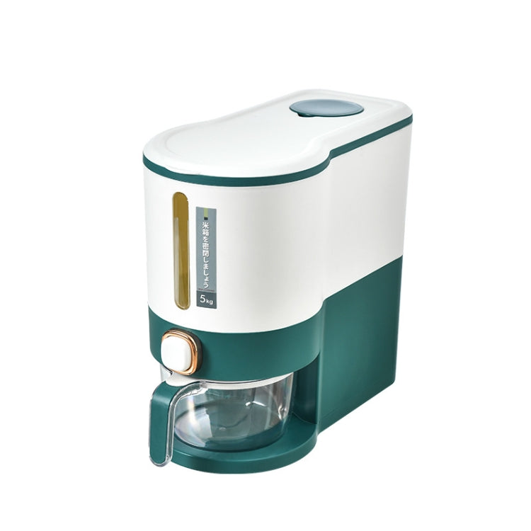 Thùng đựng gạo chống ẩm, chống côn trùng, kín nắp nhấn một nút, dung tích 5 kg