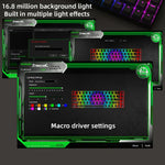 Bàn phím cơ chơi game RGB ZIYOU LANG T8 68 phím, Chiều dài cáp: 1,5m, Mẫu:, Phiên bản đèn vi mô T8 trục xanh lá