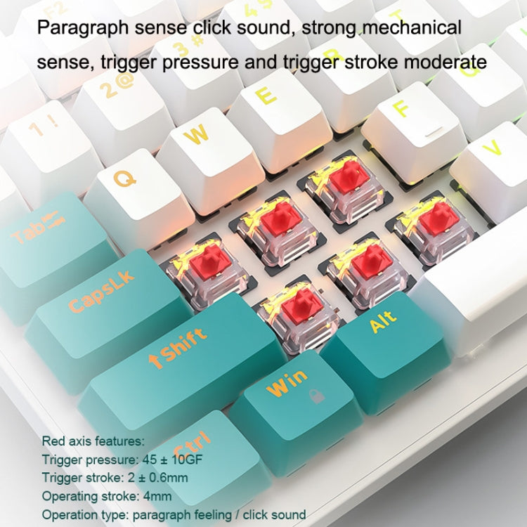 Bàn phím cơ có dây phát sáng chơi game ZIYOU LANG K3 100 phím, Chiều dài cáp: 1,5m, Mẫu:, Phiên bản hot plug trục xanh lá K3 Water Green, Phiên bản đèn vi mô trục xanh lá K3, Phiên bản đèn vi mô trục đỏ K3, Phiên bản K3 Water Green trục xanh lá