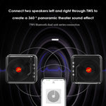 Loa Bluetooth mini hình máy hát đĩa vinyl cổ điển H3, màu Đen, Trắng, Vân gỗ