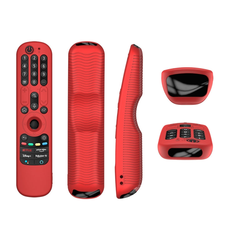 Vỏ bảo vệ bằng silicone cho điều khiển từ xa TV LG An-MR21GC / AN-MR21N / AN-MR21GA, màu xanh lá phát sáng Y36, đen Y36, xanh dương Y36, đỏ Y36, xanh dương phát sáng Y36