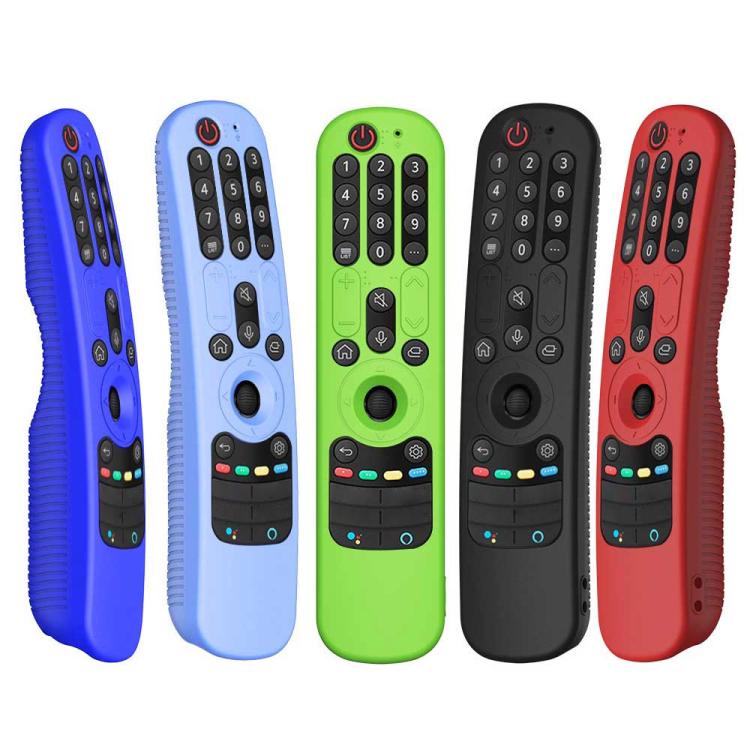 Vỏ bảo vệ bằng silicone cho điều khiển từ xa TV LG An-MR21GC / AN-MR21N / AN-MR21GA, màu xanh lá phát sáng Y36, đen Y36, xanh dương Y36, đỏ Y36, xanh dương phát sáng Y36