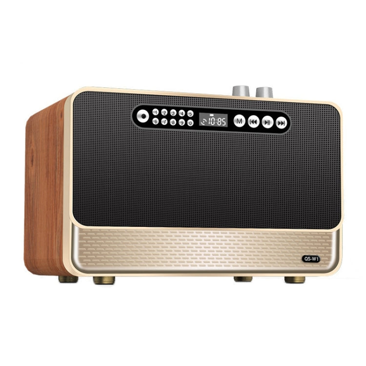 Loa Bluetooth không dây để bàn hiệu ứng âm thanh HIFI gỗ W1