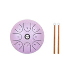 Nhạc cụ trống rỗng lưỡi thép 5,5 inch Shuffle SD-5, màu vàng, hồng, tím, xanh lá