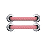 10 PCS Shoelace Car Sticker Body Cover Up Scratch Patch Sticker, Cross Red Shoelace, Cross Black Shoelace, Cross Pink Shoelace, Horizontal Red Shoelace, Horizontal Black Shoelace, Horizontal Pink Shoelace